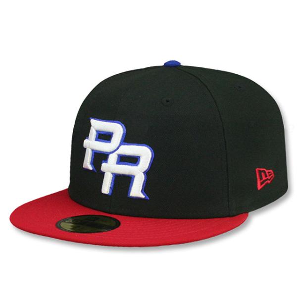 ニューエラ キャップ 59FIFTY プエルトリコ WBC TEAM-BASIC FITTED CAP BLACK RED NEW ERA PUERTO RICO