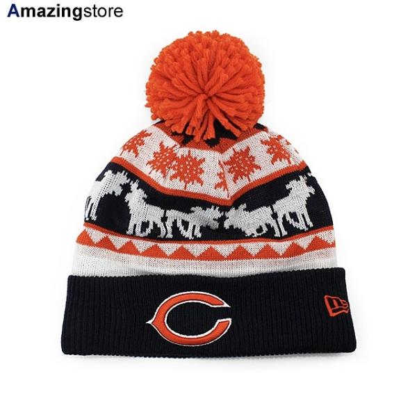 ニューエラ ニットキャップ ビーニー シカゴ ベアーズ NFL THE MOOSER KNIT BEANIE NAVY NEW ERA CHICAGO BEARS
