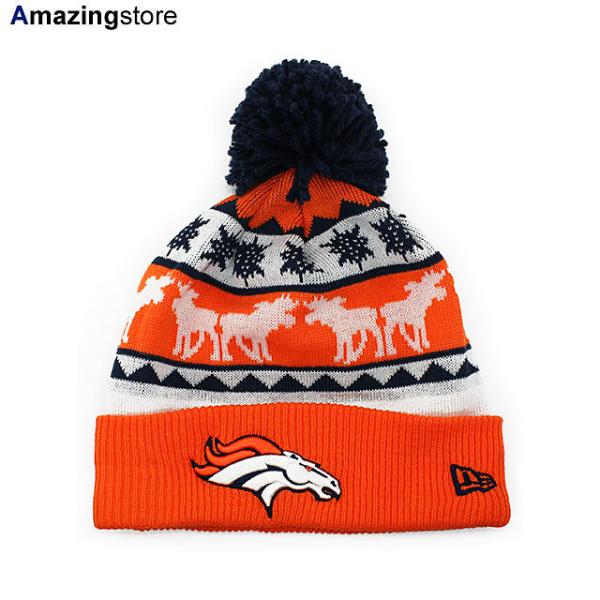 ニューエラ ニットキャップ ビーニー デンバー ブロンコス  NFL THE MOOSER KNIT BEANIE ORANGE  NEW ERA DENVER BRONCOS