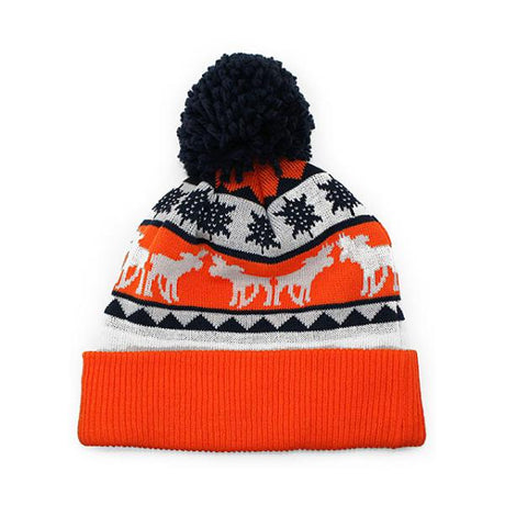 ニューエラ ニットキャップ ビーニー デンバー ブロンコス  NFL THE MOOSER KNIT BEANIE ORANGE  NEW ERA DENVER BRONCOS