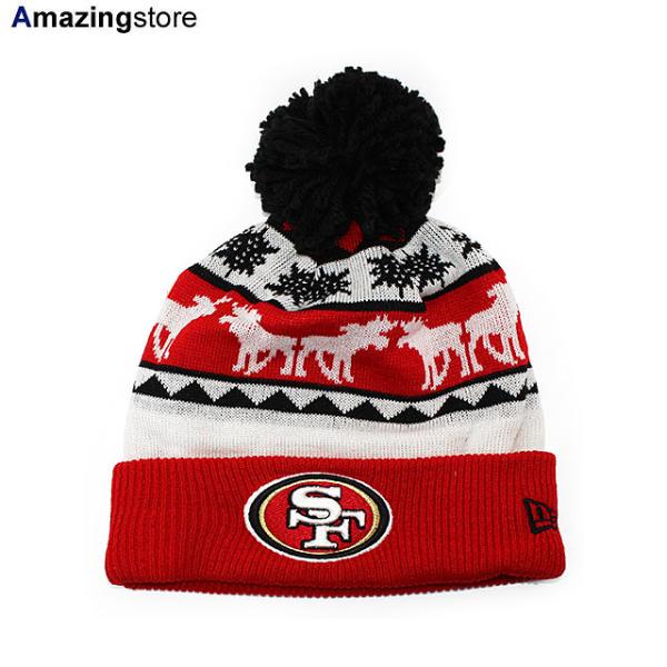 ニューエラ ビーニー サンフランシスコ 49ERS NFL THE MOOSER KNIT BEANIE RED