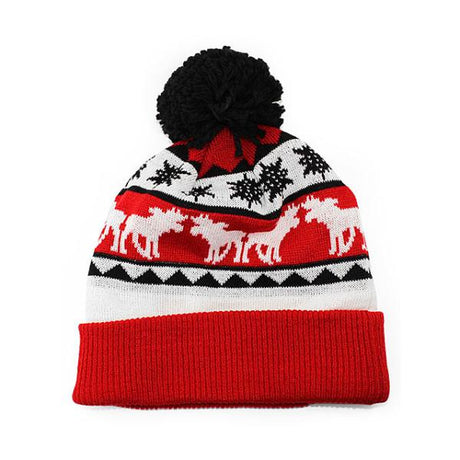 ニューエラ ニットキャップ ビーニー デトロイト レッドウィングス  NHL THE MOOSER KNIT BEANIE RED  NEW ERA DETROIT RED WINGS