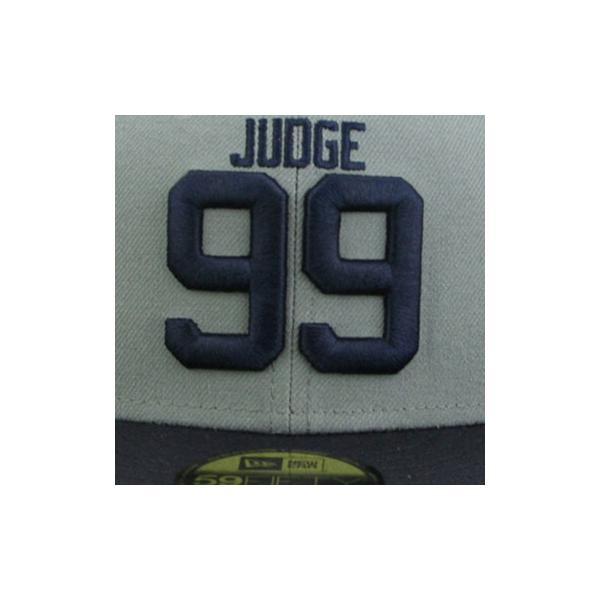 アーロン ジャッジモデル ニューエラ キャップ 59FIFTY ニューヨーク ヤンキース JUDGE ALL RISE SIDE FITTED CAP GREY