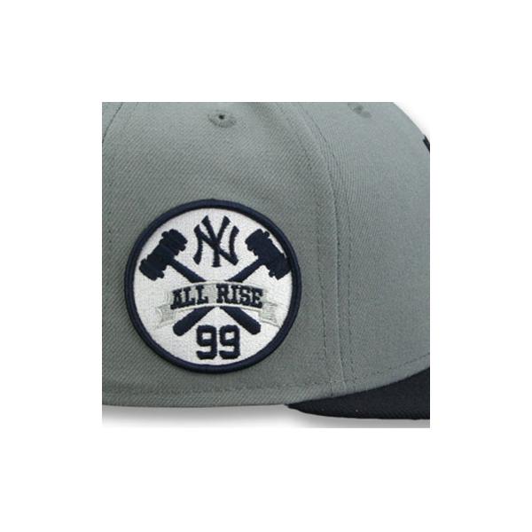 アーロン ジャッジモデル ニューエラ キャップ 59FIFTY ニューヨーク ヤンキース JUDGE ALL RISE SIDE FITTED CAP GREY