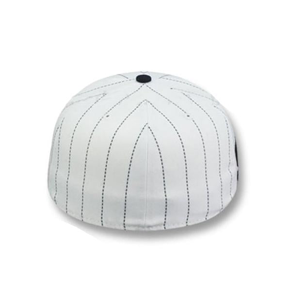 アーロン ジャッジモデル ニューエラ キャップ 59FIFTY ニューヨーク ヤンキース JUDGE PINSTRIPE ALL RISE FRONT FITTED CAP WHITE