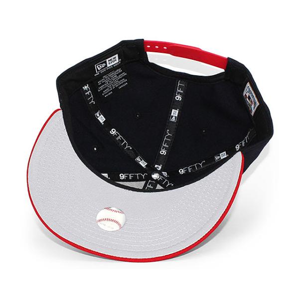 ニューエラ キャップ 9FIFTY ミルウォーキー ブレーブス MLB 1965-77 COOPERSTOWN REPLICA SNAPBACK CAP NAVY