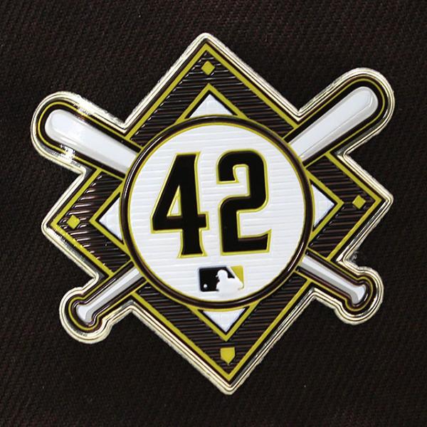 ニューエラ キャップ 59FIFTY サンディエゴ パドレス MLB JACKIE ROBINSON DAY FITTED CAP BROWN  NEW ERA SAN DIEGO PADRES