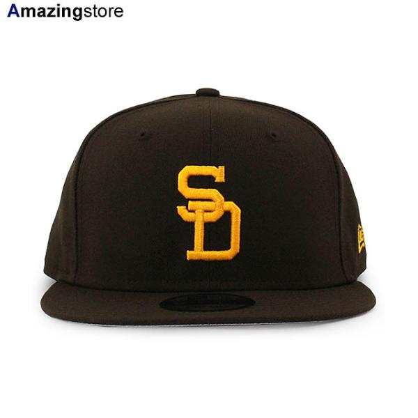 ニューエラ キャップ 9FIFTY サンディエゴ パドレス MLB 1969-71 COOPERSTOWN REPLICA SNAPBACK CAP BROWN