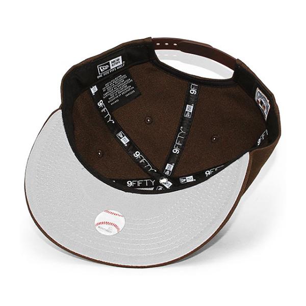 ニューエラ キャップ 9FIFTY サンディエゴ パドレス MLB 1969-71 COOPERSTOWN REPLICA SNAPBACK CAP BROWN