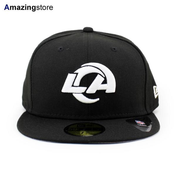 ニューエラ キャップ 59FIFTY ロサンゼルス ラムズ NFL TEAM BASIC FITTED CAP BLACK
