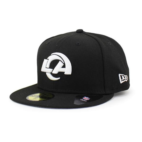 ニューエラ キャップ 59FIFTY ロサンゼルス ラムズ NFL TEAM BASIC FITTED CAP BLACK