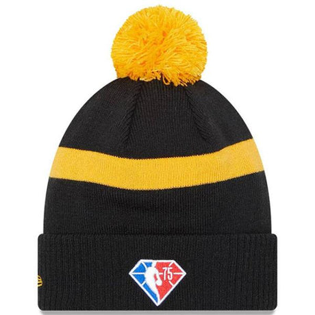 ニューエラ ニットキャップ ビーニー ユタ ジャズ  NBA 2021-22 CITY EDITION POM KNIT BEANIE CAP BLACK  NEW ERA UTAH JAZZ