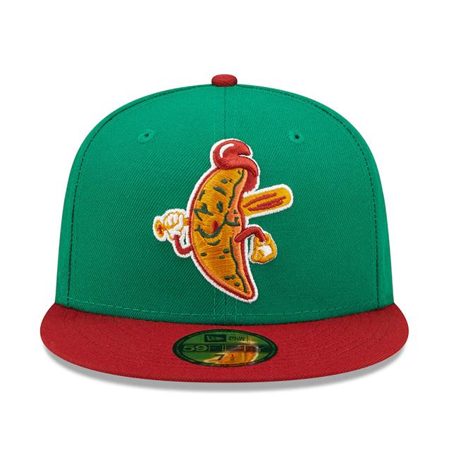 ニューエラ キャップ 59FIFTY アクロン ラバーダックス MiLB THEME NIGHT FITTED CAP KELLY