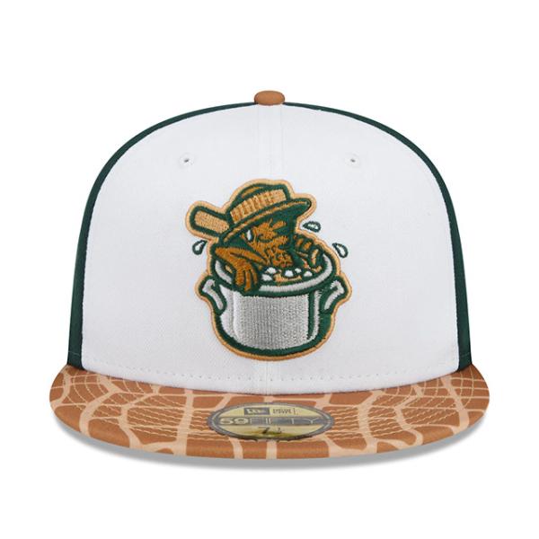 ニューエラ キャップ 59FIFTY チャールストン リバードッグスMiLB THEME NIGHT FITTED CAP WHITE