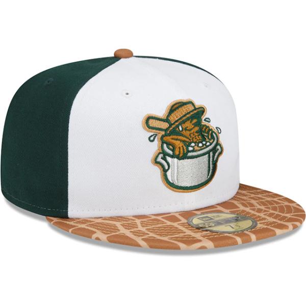ニューエラ キャップ 59FIFTY チャールストン リバードッグスMiLB THEME NIGHT FITTED CAP WHITE