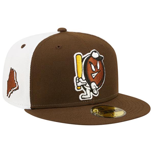 ニューエラ キャップ 59FIFTY ポートランド シードッグス MILB THEME NIGHT FITTED CAP BROWN