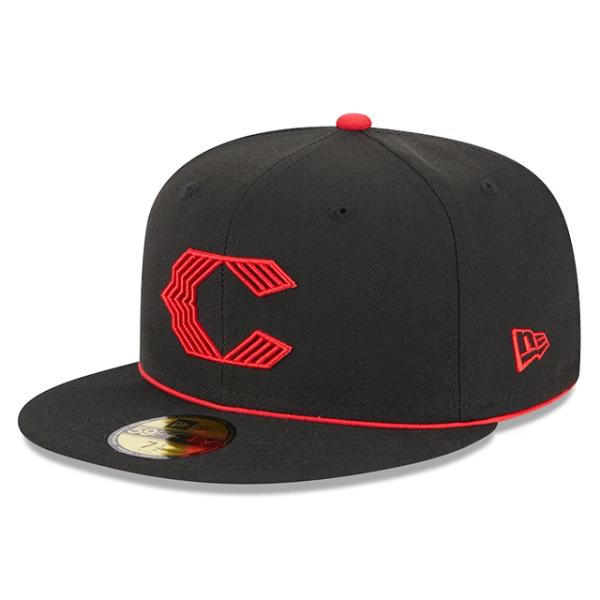 シティコネクト ニューエラ キャップ 59FIFTY シンシナティ レッズ MLB CITY CONNECT FITTED CAP BLACK NEW ERA CINCINNATI REDS
