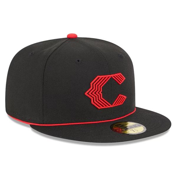シティコネクト ニューエラ キャップ 59FIFTY シンシナティ レッズ MLB CITY CONNECT FITTED CAP BLACK NEW ERA CINCINNATI REDS