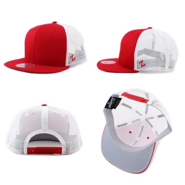 13色展開 ビッグサイズ ゼファー メッシュキャップBLANK OVER-SIZED MESH-BACK SNAPBACK CAP 大きいサイズの帽子 ZEPHYR