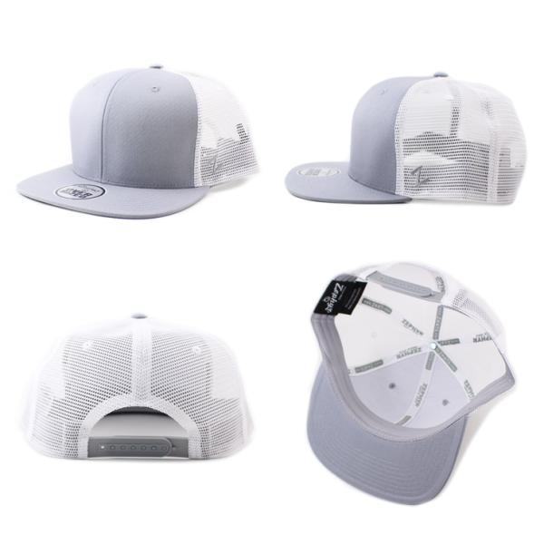 13色展開 ビッグサイズ ゼファー メッシュキャップBLANK OVER-SIZED MESH-BACK SNAPBACK CAP 大きいサイズの帽子 ZEPHYR