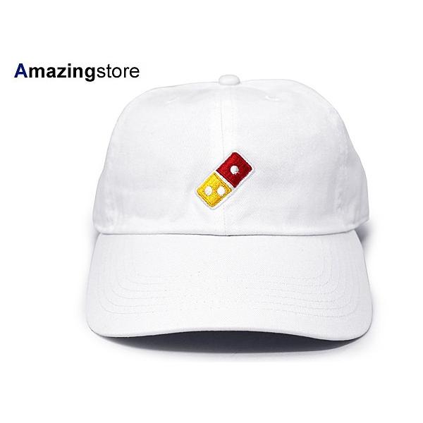 ハーフタイムワークス ロープロファイルキャップ DOMINO'S BURGER DAD HAT WHT HALFTIME WORKS