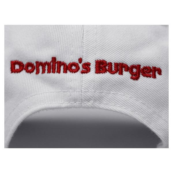 ハーフタイムワークス ロープロファイルキャップ DOMINO'S BURGER DAD HAT WHT HALFTIME WORKS