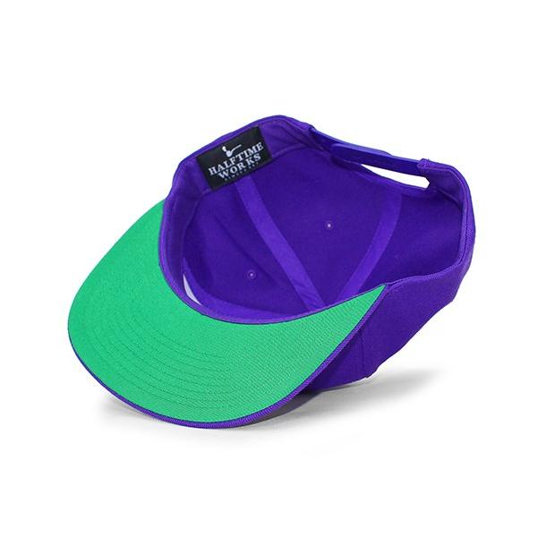 ハーフタイムワークス スナップバック SHOWTIME SNAPBACK PUR-GOLD HALFTIME WORKS