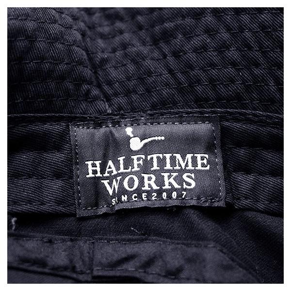 ハーフタイムワークス  FUCK&PEACE TV COLLABO BUCKET HAT BLK HALFTIME WORKS