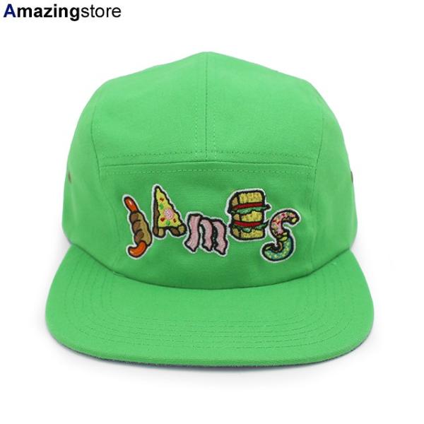 ハーフタイムワークス & ジェームス Wネームキャップ ライムグリーン