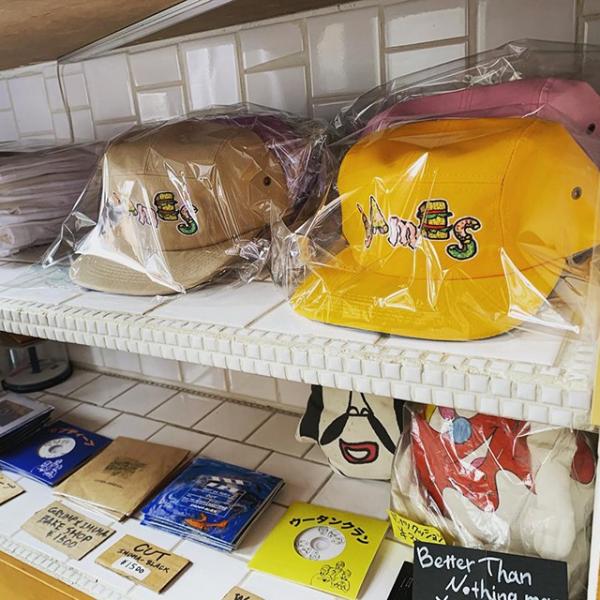 ハーフタイムワークス & ジェームス Wネームキャップ ライムグリーン