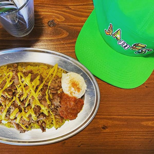 ハーフタイムワークス & ジェームス Wネームキャップ ライムグリーン