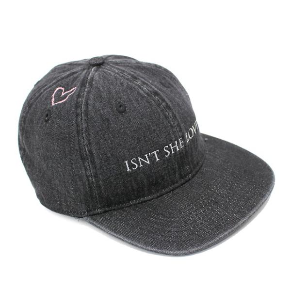 ハーフタイムワークス ISN'T SHE LOVELY CAP BLK DENIM HALFTIME WORKS