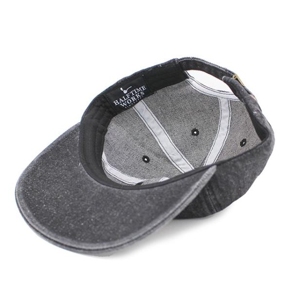 ハーフタイムワークス ISN'T SHE LOVELY CAP BLK DENIM HALFTIME WORKS