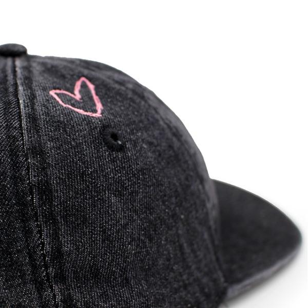 ハーフタイムワークス ISN'T SHE LOVELY CAP BLK DENIM HALFTIME WORKS