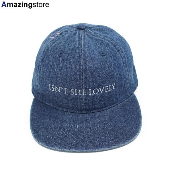 ハーフタイムワークス ISN'T SHE LOVELY CAP DK BLUE DENIM HALFTIME WORKS