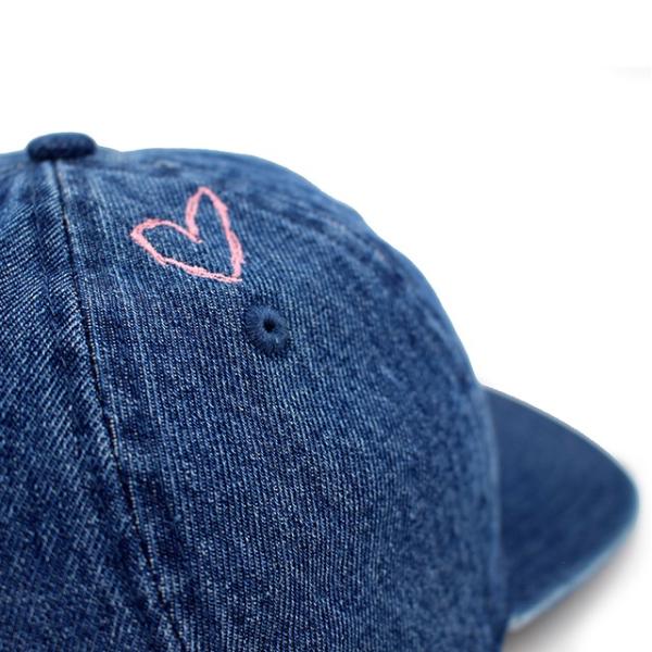 ハーフタイムワークス ISN'T SHE LOVELY CAP DK BLUE DENIM HALFTIME WORKS