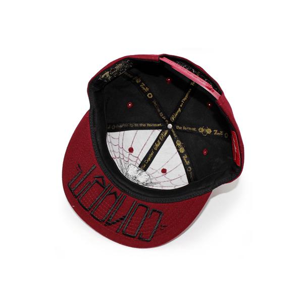 7ユニオン ASH SKULL SNAPBACK RED スナップバックキャップ