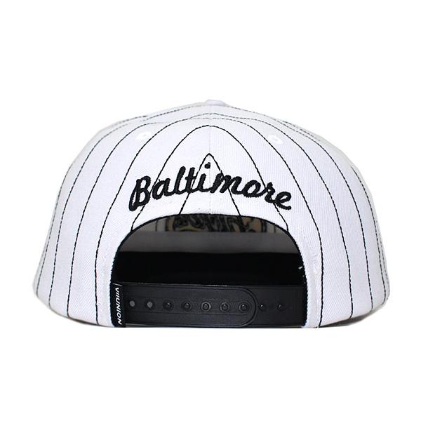 7ユニオン BALTIMORE FUCKERS SNAPBACK STRIPE-BLK 7ユニオン スナップバックキャップ