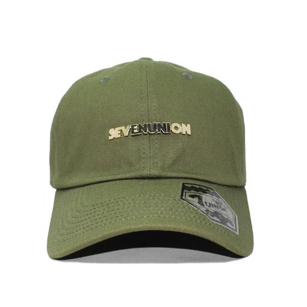 7ユニオン S.U METAL BATCH STRAPBACK OLIVE 7UNION ロープロファイルキャップ LOW PROFILE