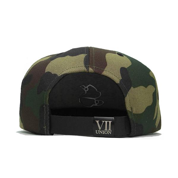 7ユニオン 7THUNDER STRAPBACK/WOODLAND CAMO 7ユニオン ストラップバックキャップ