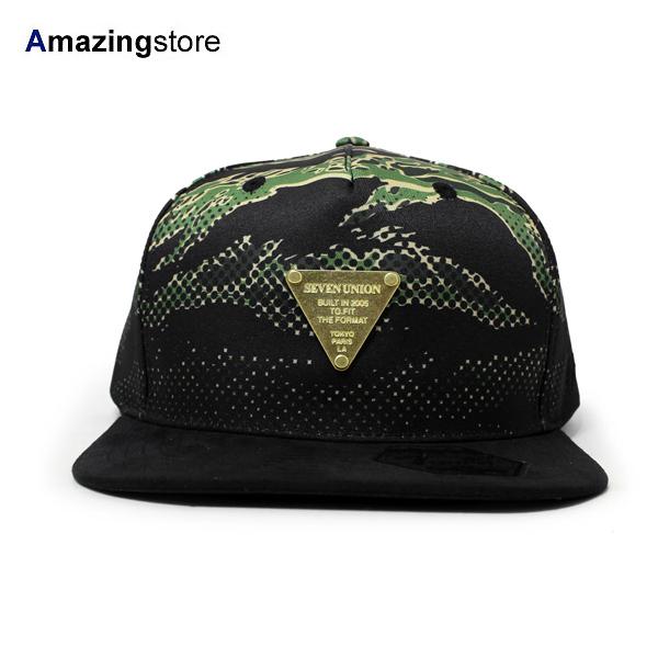 7ユニオン スナップバック TIGER GRADATION SNAPBACK BLK 7UINON