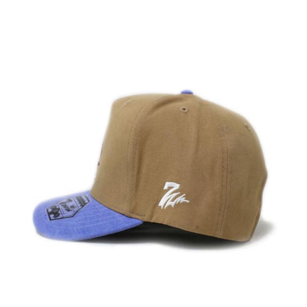 7ユニオン スナップバック ESCAPE BABYLON SNAPBACK CAP BROWN-BLUE 7UNION