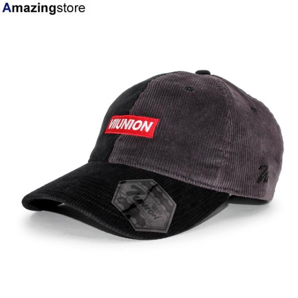 7ユニオン 2 TONE CORDUROY CAP BLK-GREY 7UNION