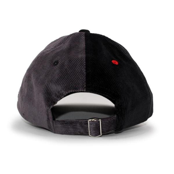 7ユニオン 2 TONE CORDUROY CAP BLK-GREY 7UNION