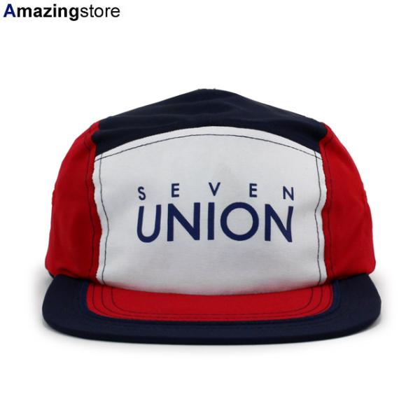 7ユニオン キャンプキャップ SPORTS JET CAP NAVY-RED 7UNION