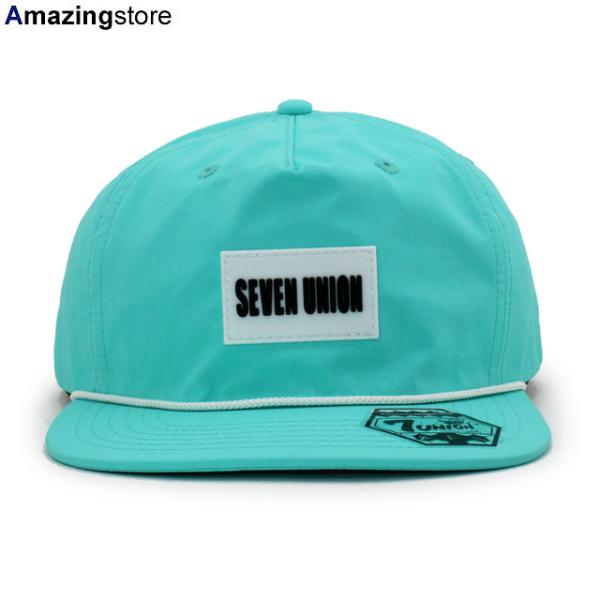 7ユニオン スナップバック ICON PATCH POLY SNAPBACK CAP MINT 7UNION