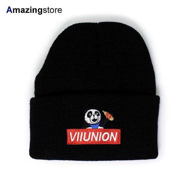 7ユニオン ビーニー UNION PANDA BEANIE BLK 7UINON