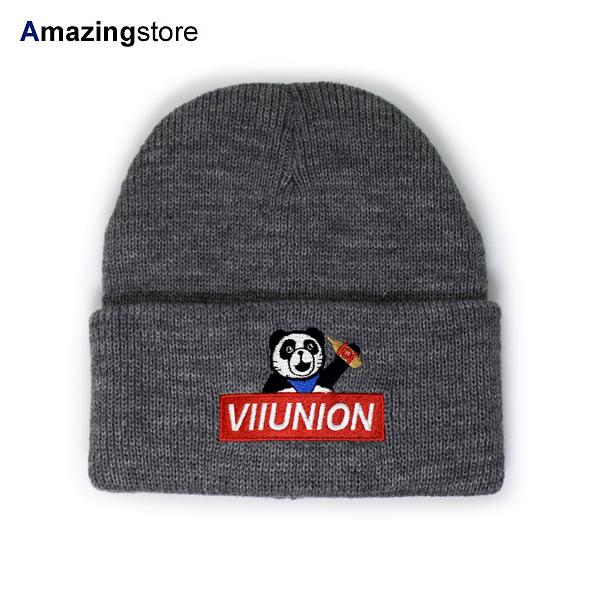 7ユニオン ビーニー UNION PANDA BEANIE GREY 7UINON