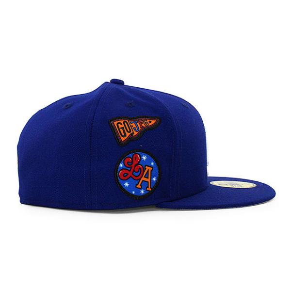 MLBコラボ  ニューエラ キャップ 59FIFTY ジョーフレッシュグッズ ロサンゼルス ドジャース  COLLABO FITTED CAP RYL BLUE  NEW ERA JOE FRESHGOODS