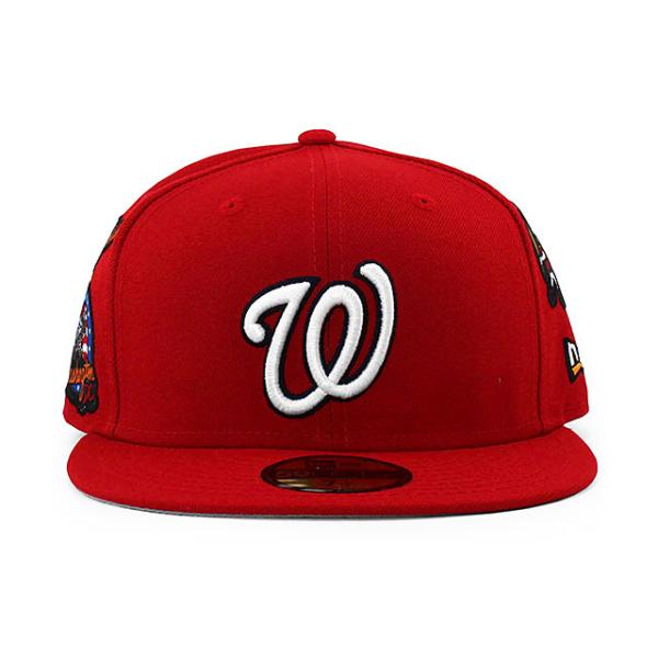 MLBコラボ ニューエラ キャップ 59FIFTY ジョーフレッシュグッズ ナショナルズ COLLABO CAP RED NEW ERA